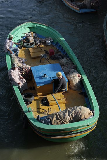 Alexandrie, pêcheurs du delta du Nil
