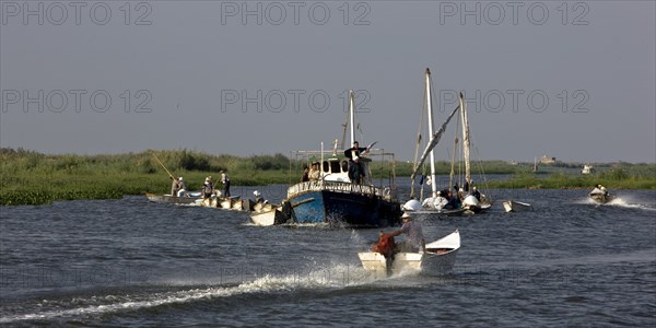 Pêcheurs du delta du Nil