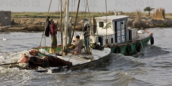 Pêcheurs du delta du Nil