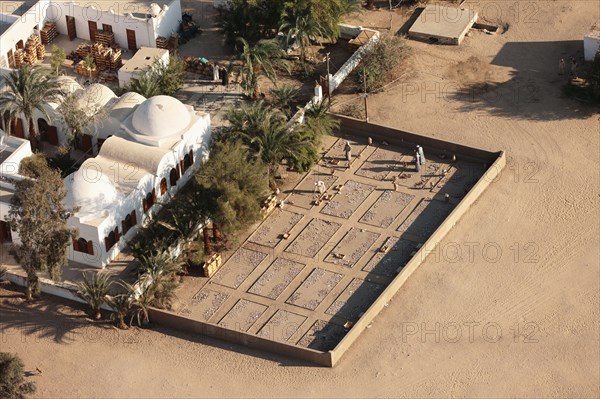 Abydos, vue aérienne