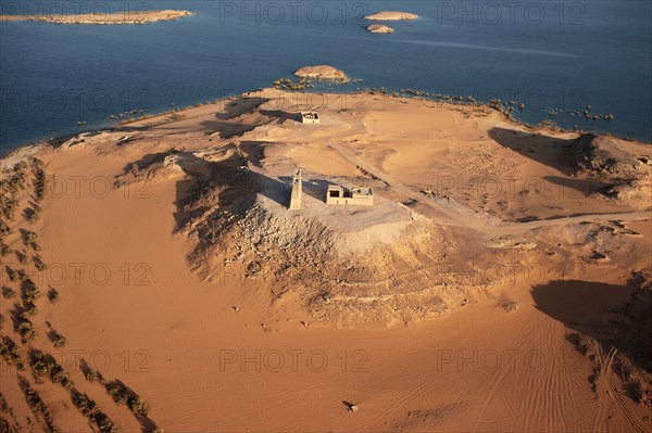 Temple de Ouadi es-Sébouah, vue aérienne