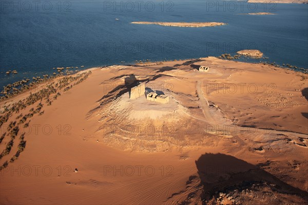 Temple de Ouadi es-Sébouah, vue aérienne