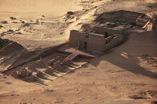 Temple de Ouadi es-Sébouah, vue aérienne