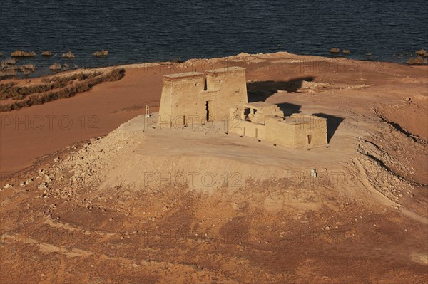 Temple de Ouadi es-Sébouah, vue aérienne