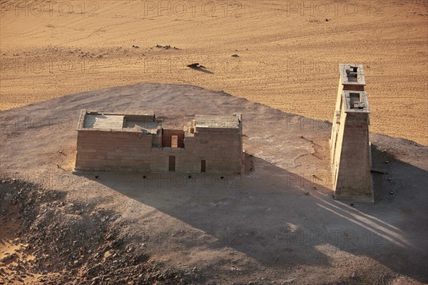 Temple de Dakka, vue aérienne