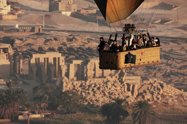 Ramesseum, vue aérienne