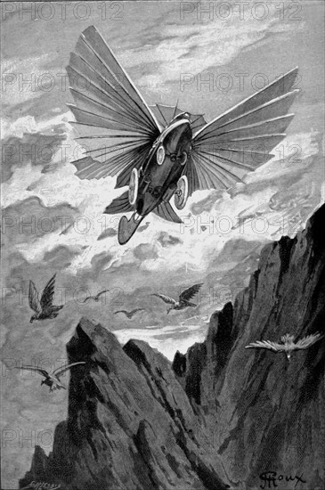 Illustration in 'Master of the World'