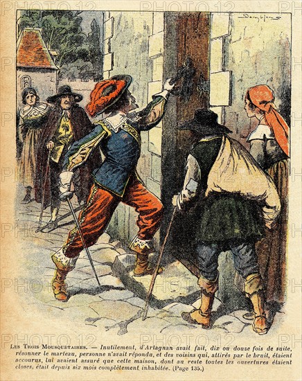 Illustration in 'The Three Musketeers'