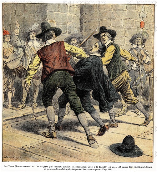 Illustration in 'The Three Musketeers'