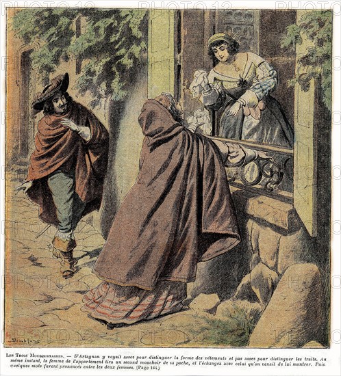 Illustration in 'The Three Musketeers'