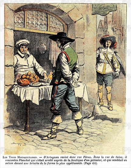 Illustration in 'The Three Musketeers'