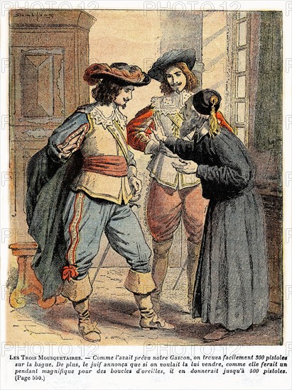 Illustration in 'Three Musketeers'