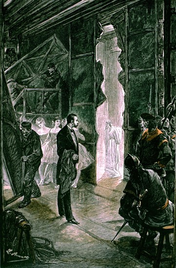 Illustration in 'The Carpathian Castle'