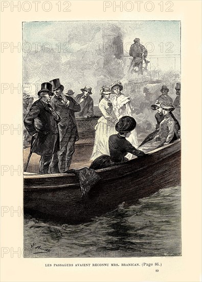 Jules Verne, "Mistress Branican" (illustration)