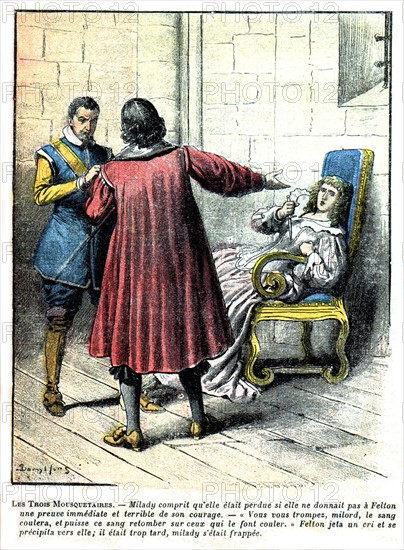 Illustration of 'The Three Musketeers'