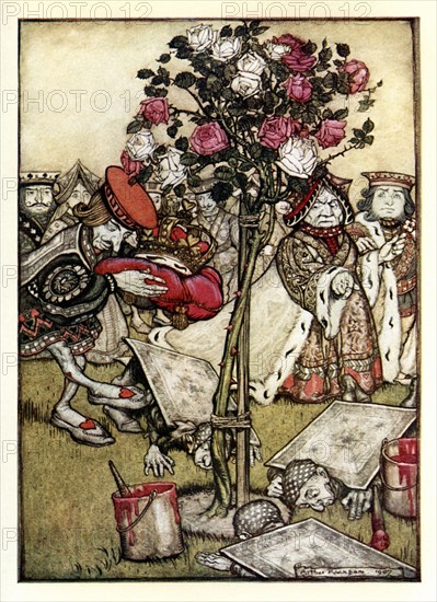 Alice au pays des merveilles, illustration d'Arthur Rackham