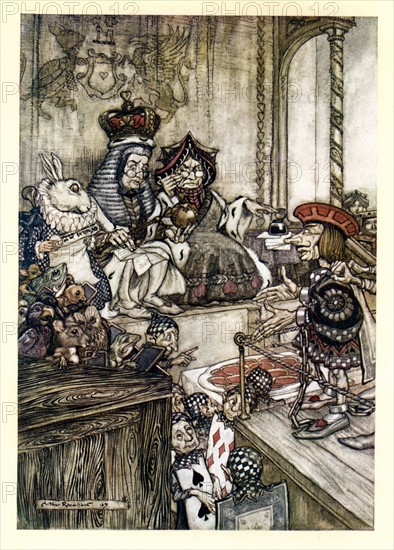 Alice au pays des merveilles, illustration d'Arthur Rackham