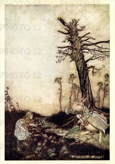 Alice au pays des merveilles, illustration d'Arthur Rackham