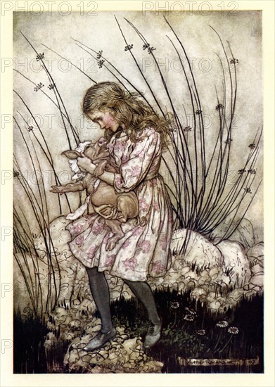 Alice au pays des merveilles, illustration d'Arthur Rackham