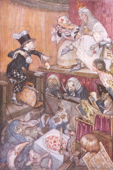 Alice au pays des merveilles, illustration de A.E. Jackson