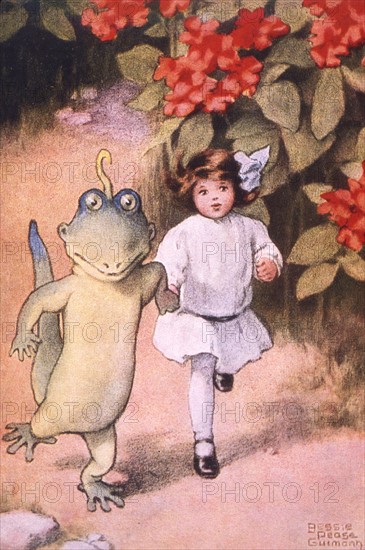 Alice au pays des merveilles, illustration de Bessie Pease Gutmann