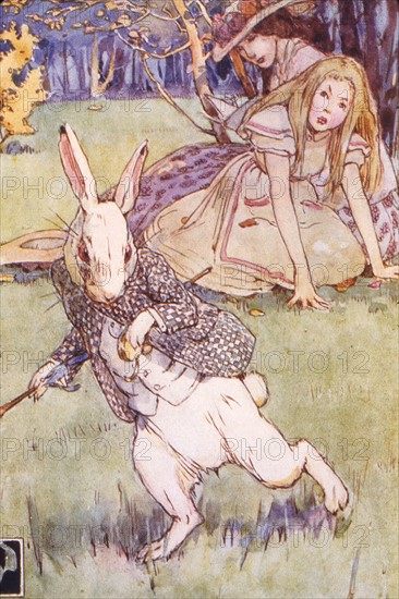 Alice in Wonderland, illustration by Alice Woodward