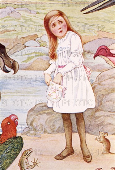 Alice au pays des merveilles, illustration de Sowerby