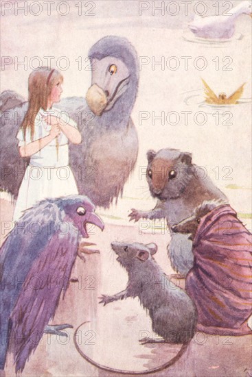 Alice au pays des merveilles, illustration de Margaret Tarrant