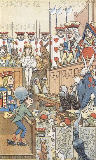 Alice au pays des merveilles, illustration de W.H. Walker