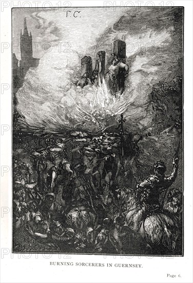 Illustration of "Toilers of the Sea", by Victor Hugo