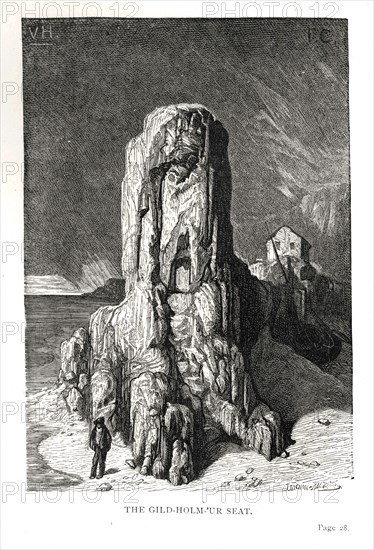 Illustration de "Les Travailleurs de la Mer", de Victor Hugo