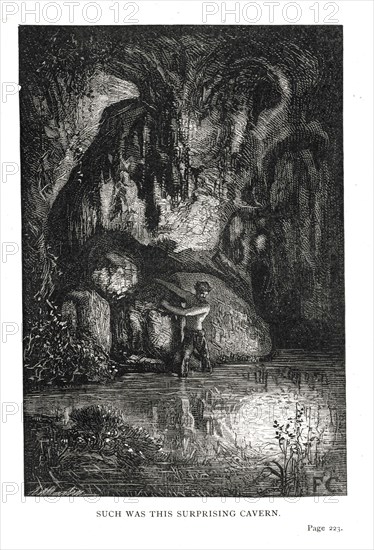 Illustration of "Toilers of the Sea", by Victor Hugo