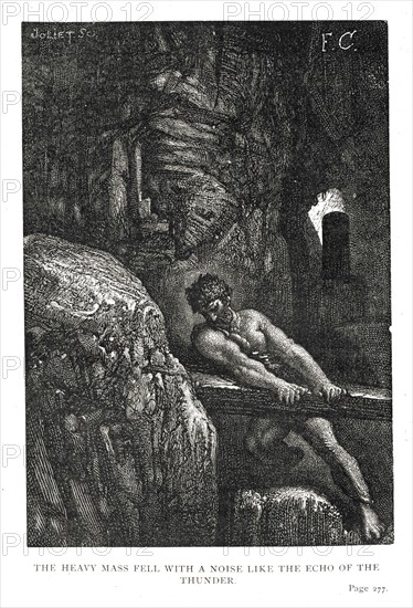 Illustration of "Toilers of the Sea", by Victor Hugo