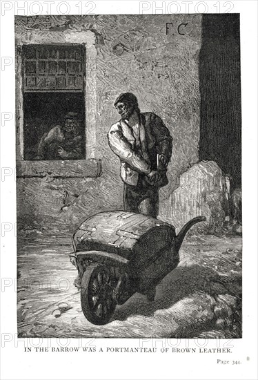 Illustration of "Toilers of the Sea", by Victor Hugo