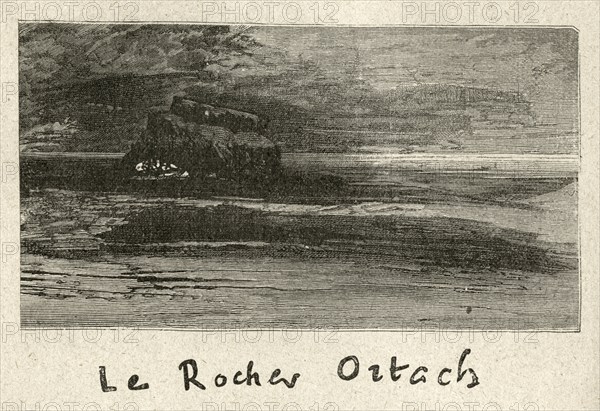 Illustration of "Toilers of the Sea", by Victor Hugo