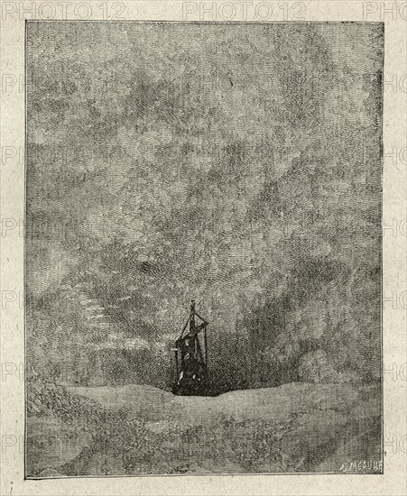 Illustration of "Toilers of the Sea", by Victor Hugo