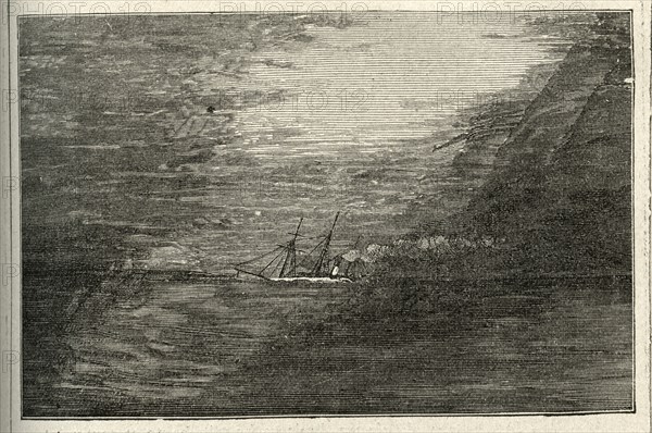 Illustration de "Les Travailleurs de la Mer", de Victor Hugo