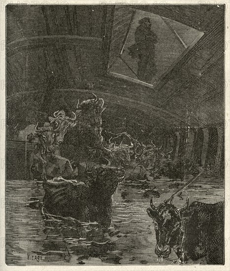 Illustration de "Les Travailleurs de la Mer", de Victor Hugo