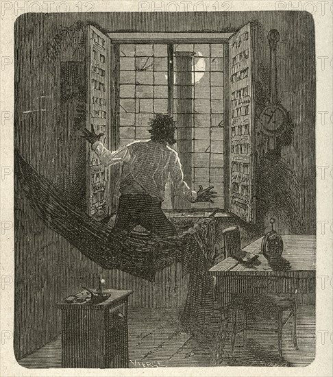 Illustration de "Les Travailleurs de la Mer", de Victor Hugo