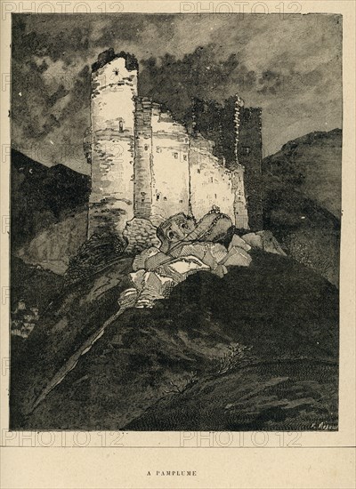 Illustration de "En voyage. Alpes et Pyrénées", de Victor Hugo