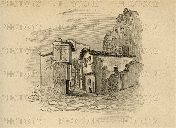 Illustration from 'En voyage. Alpes et Pyrénées', by Victor Hugo