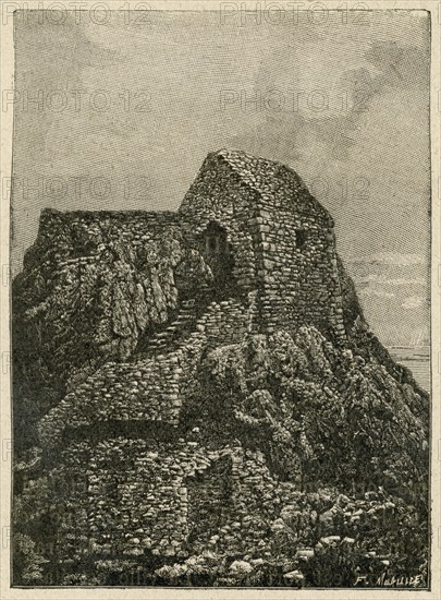 Illustration of "L'archipel de la Manche", by Victor Hugo