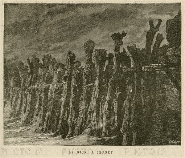 Illustration de "L'archipel de la Manche", de Victor Hugo