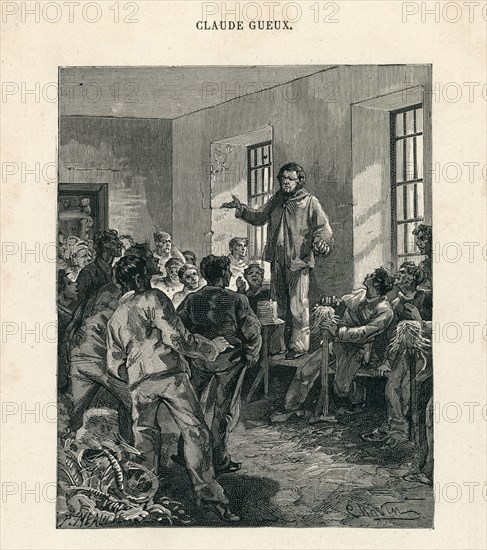 Illustration de "Claude Gueux", de Victor Hugo