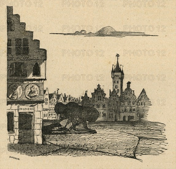 Illustration from 'En voyage. France et Belgique', by Victor Hugo