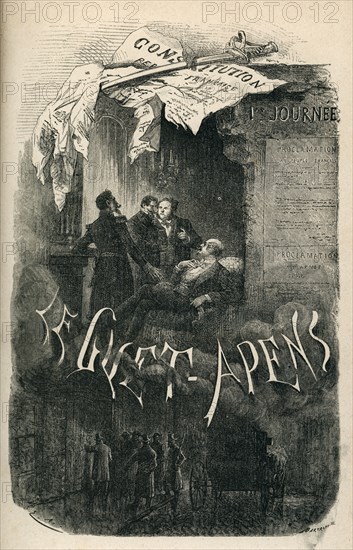 Illustration de "Histoire d'un crime", de Victor Hugo