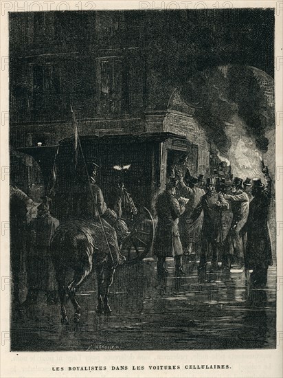 Illustration from 'Histoire d'un crime', by Victor Hugo