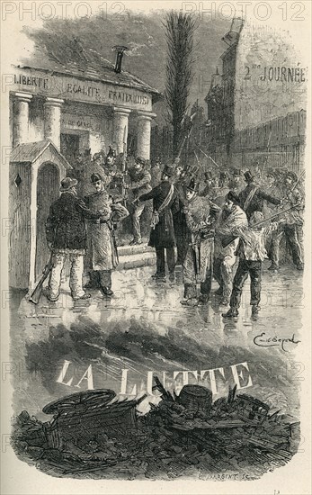 Illustration de "Histoire d'un crime", de Victor Hugo