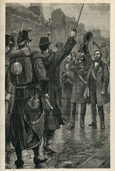 Illustration de "Histoire d'un crime", de Victor Hugo