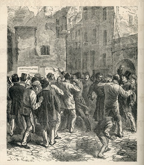 Illustration de "Histoire d'un crime", de Victor Hugo